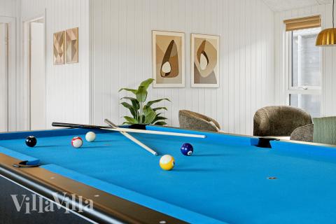 Aktivitätsraum im Luxusferienhaus Nr. 912 mit 7 Schlafzimmern und Platz für 18 Gäste.