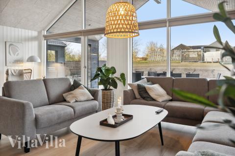 Das Wohnzimmer im Luxusferienhaus Nr. 912.