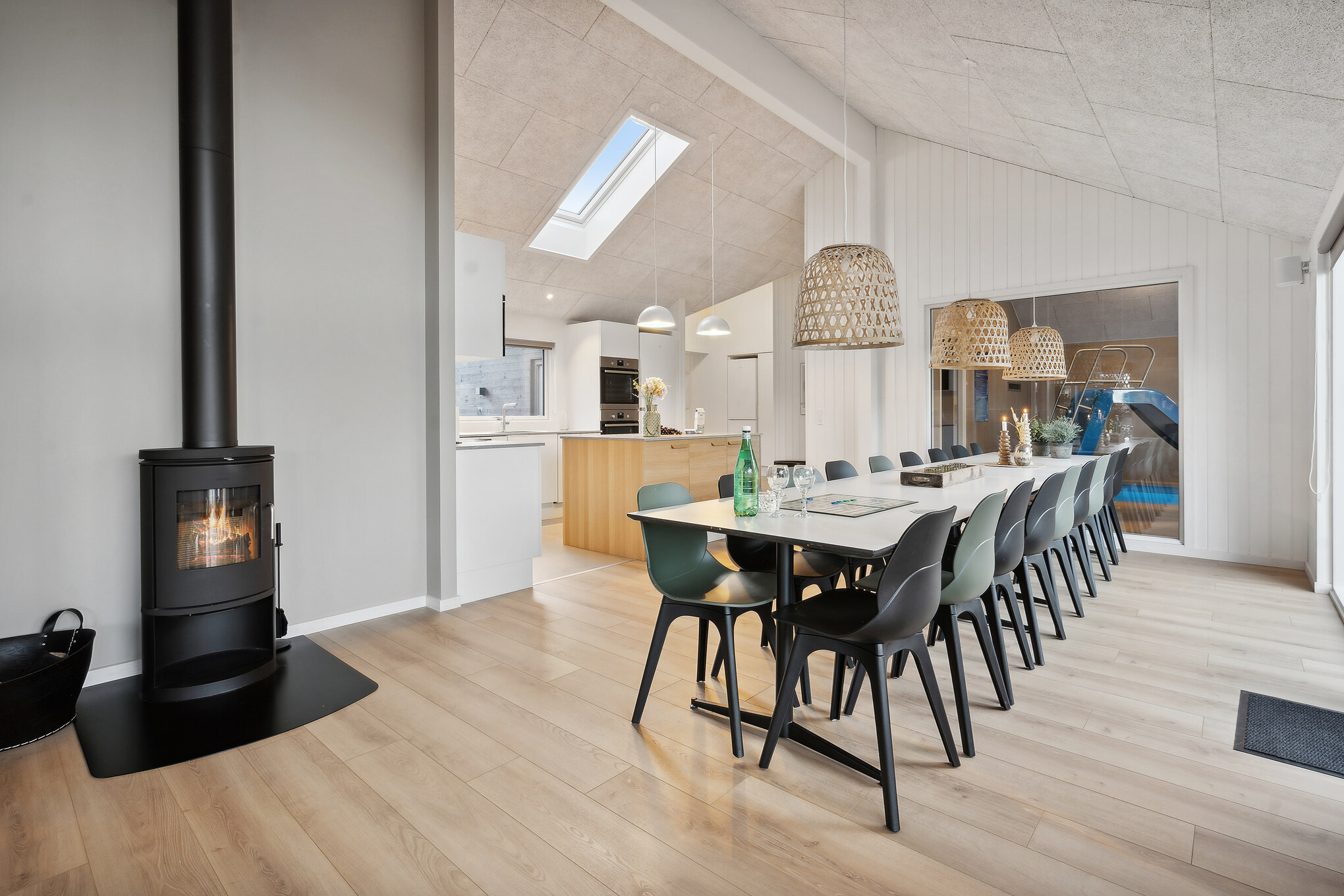 Das Luxusferienhaus Nr. 912 hat einen wunderschönen Aufenthaltsraum.