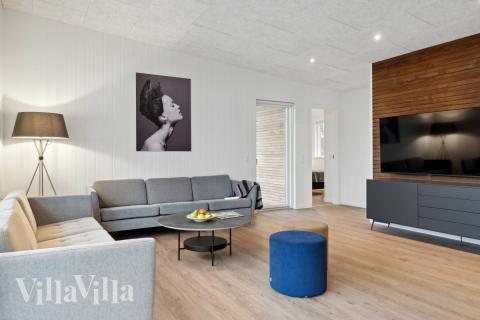 Die Couchecke im Luxusferienhaus Nr. 936 in Limfjord.