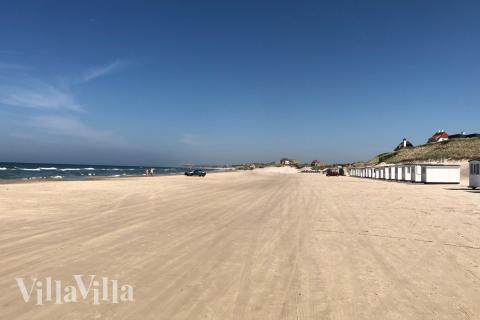 Der herrliche Strand in der Nähe von Luxusferienhaus Nr. 902 bei Nordjütland.
