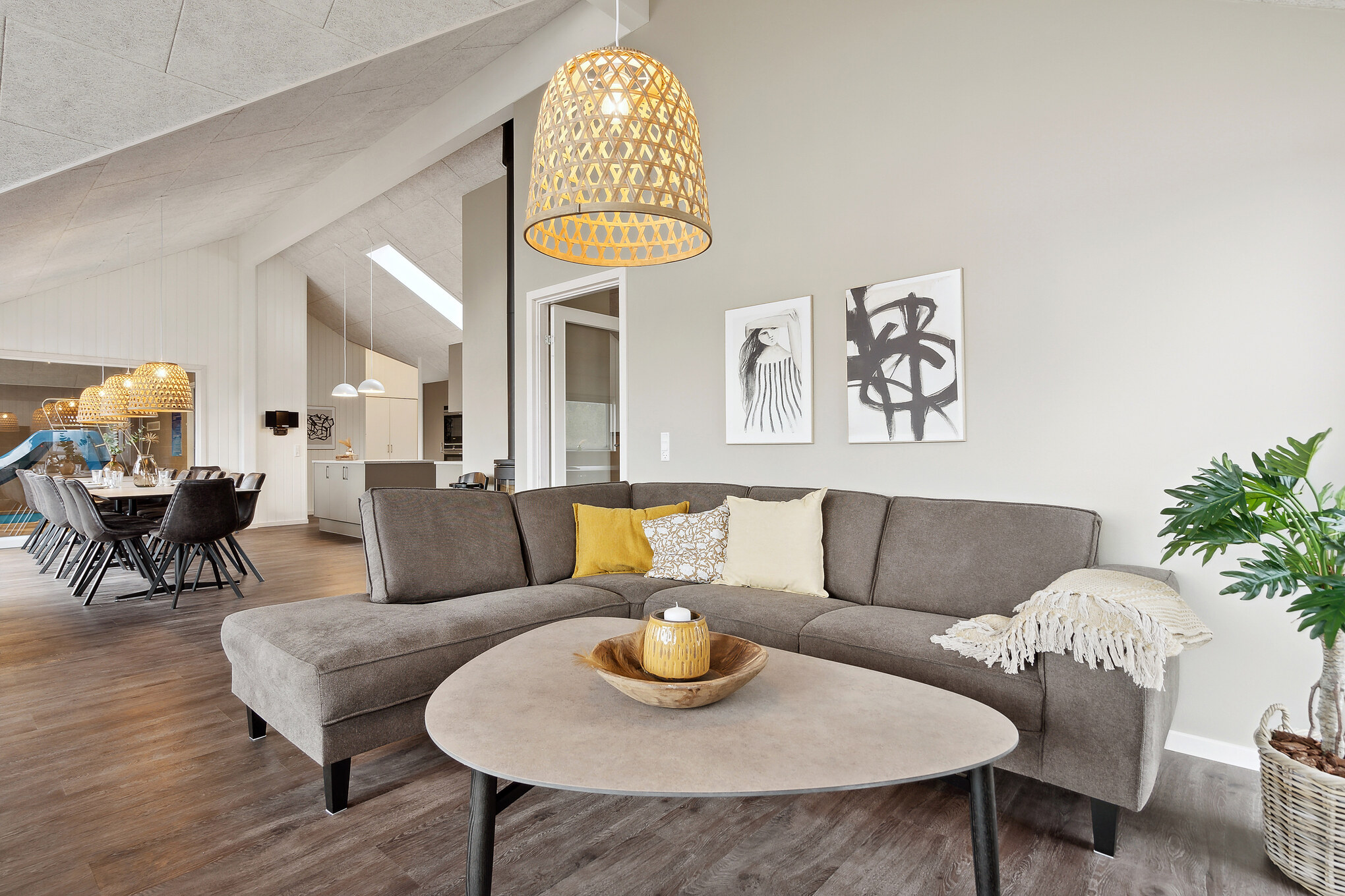 Das Luxusferienhaus Nr. 918 hat einen wunderschönen Aufenthaltsraum.