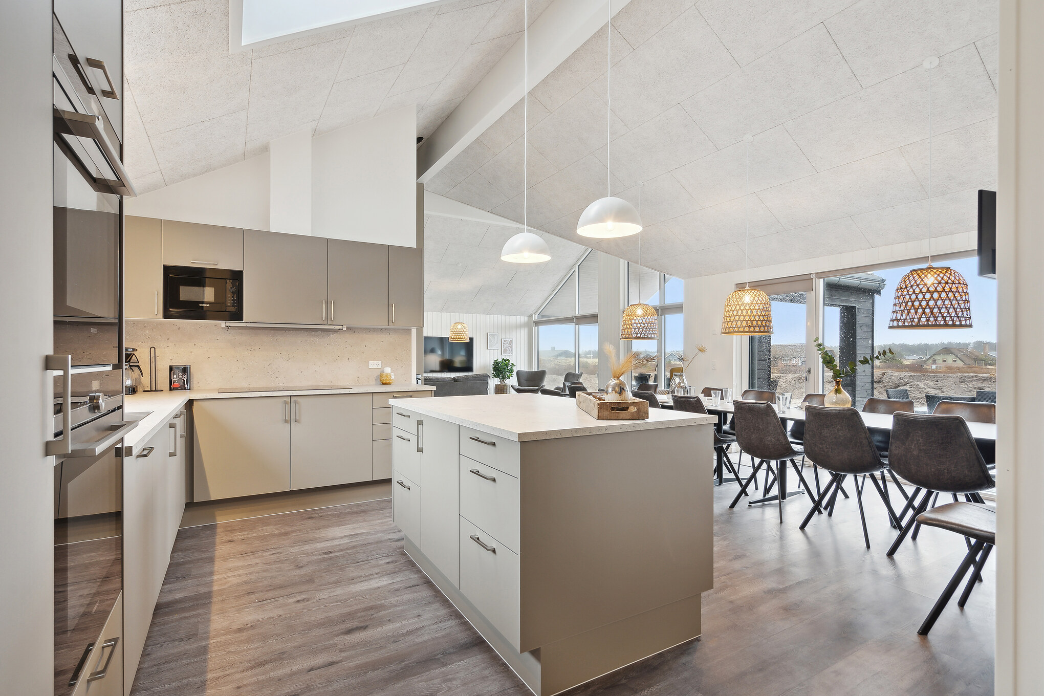 Die Küche im Luxusferienhaus Nr. 918 ist gut eingerichtet.