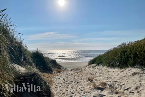 Der Strand in der Nähe von Luxusferienhaus Nr. 918.