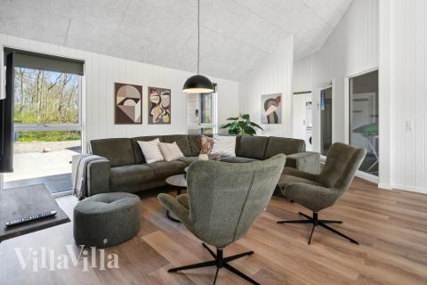 Die Couchecke im Luxusferienhaus Nr. 913 in Lolland/Falster/Mön.