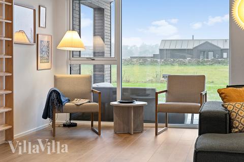 In der Sofalandschaft des Ferienhauses Nr. 903 kann man es richtig gemütlich machen.