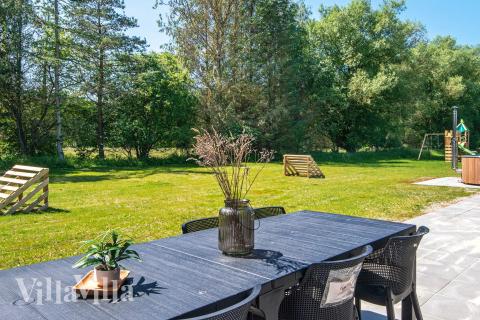 Das Luxusferienhaus Nr. 938 hat eine tolle Terrasse, die mit hochwertigen Gartenmöbeln für 16 Personen ausgestattet ist.