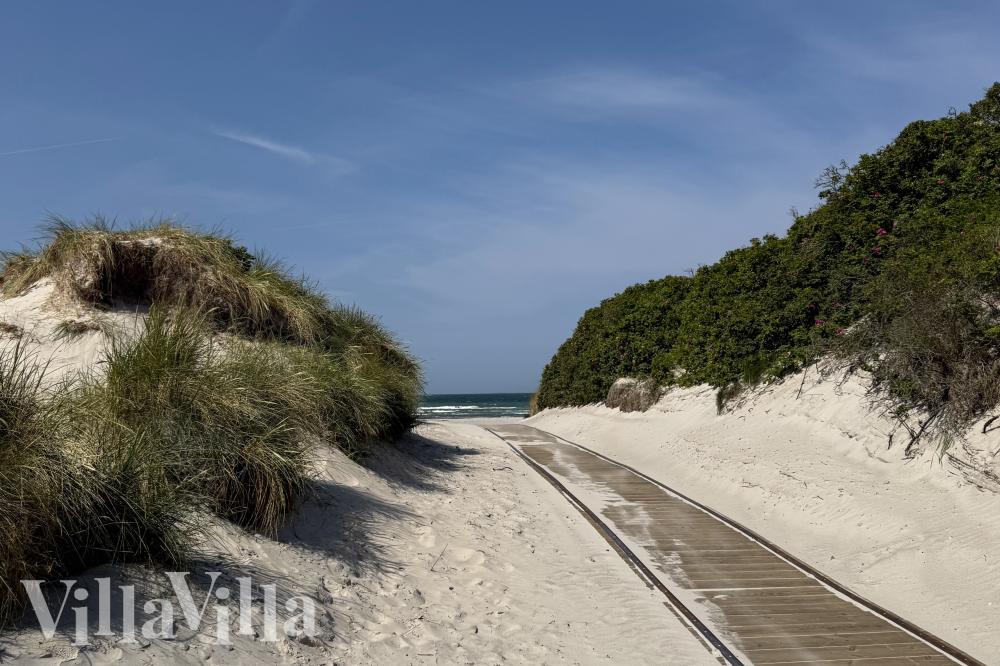 Der Strand in der Nähe von Luxusferienhaus Nr. 923.