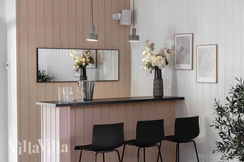 Das Ferienhaus 802 ist mit eigener Bar ausgestattet