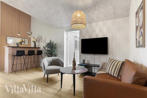 Aktivitätsraum im Luxusferienhaus Nr. 802 mit 6 Schlafzimmern und Platz für 16 Gäste.