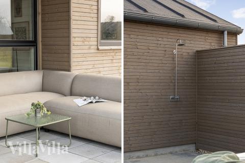 Das Luxusferienhaus Nr. 903 hat eine tolle Terrasse, die mit hochwertigen Gartenmöbeln für 20 Personen ausgestattet ist.