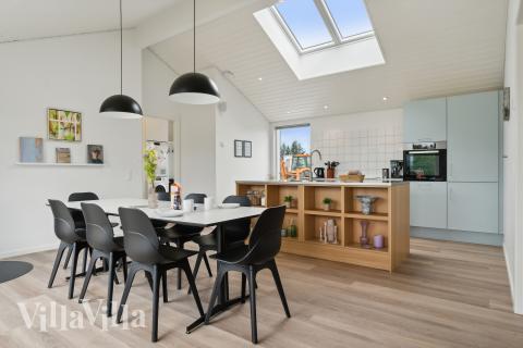 Die Küche im Luxusferienhaus Nr. 927 ist gut eingerichtet.