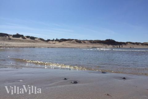 Der herrliche Strand in der Nähe von Luxusferienhaus Nr. 351 bei Nordseeland.