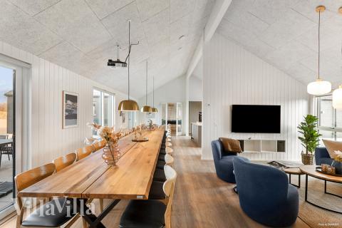 Das Luxusferienhaus Nr. 910 hat einen wunderschönen Aufenthaltsraum.