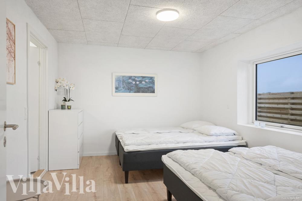 Schlafzimmer im Luxusferienhaus Nr. 688 in Westjütland