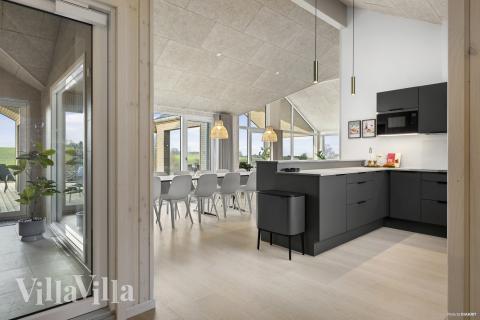 Der geräumige Eingangsbereich im Luxusferienhaus Nr. 906 in Fünen und seine Inseln