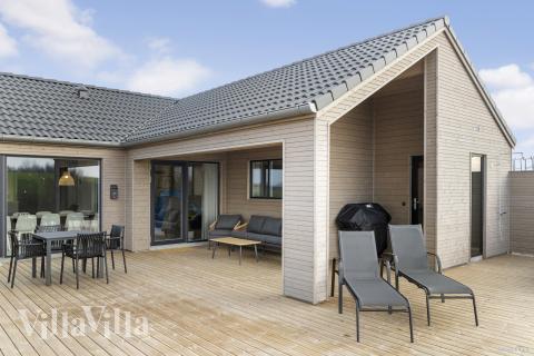 Große Terrasse am Luxusferienhaus Nr. 906 in Fünen und seine Inseln.