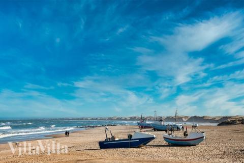 Der Strand in der Nähe von Luxusferienhaus Nr. 637.