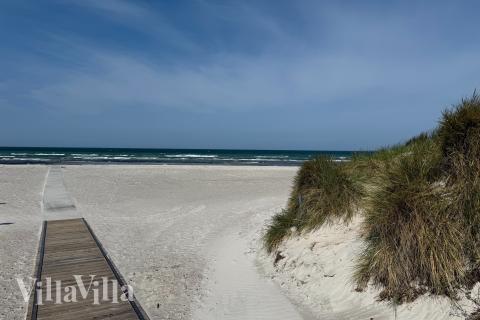 Der Strand in der Nähe von Luxusferienhaus Nr. 910.