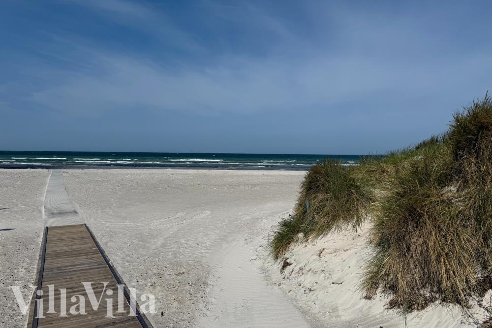 Der Strand in der Nähe von Luxusferienhaus Nr. 910.