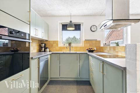 Die Küche im Luxusferienhaus Nr. 926 ist gut eingerichtet.