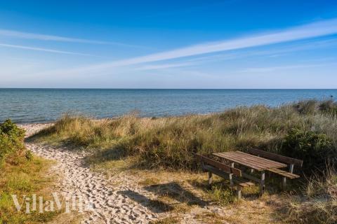 Der Strand in der Nähe von Luxusferienhaus Nr. 938.