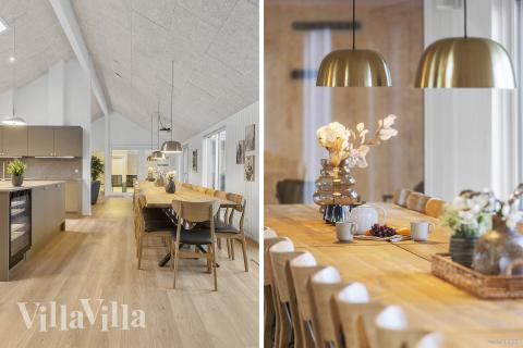 Aufenthaltsraum mit Platz für 30 im Luxusferienhaus Nr. 910.