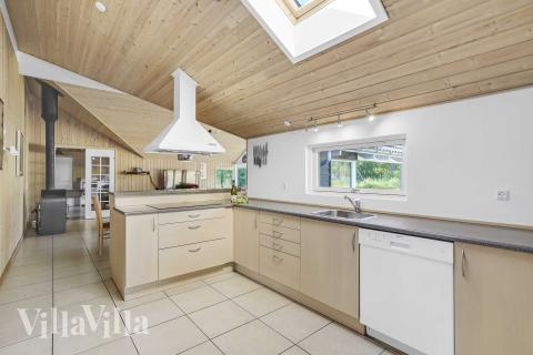 Die Küche im Luxusferienhaus Nr. 159 ist gut eingerichtet.