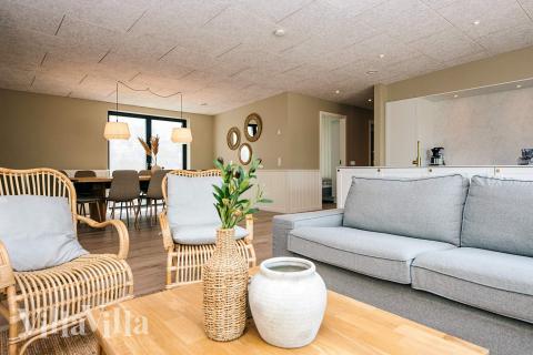 In der Sofalandschaft des Ferienhauses Nr. 941 kann man es richtig gemütlich machen.