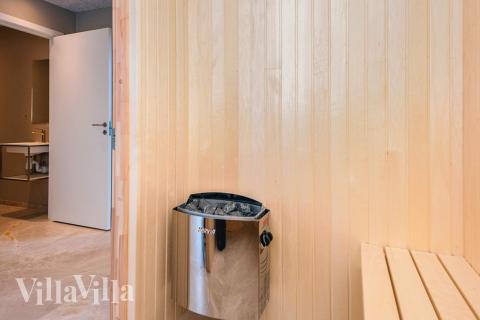 Das Luxusferienhaus Nr. 941 ist unter anderem mit einer schönen Sauna ausgestattet.