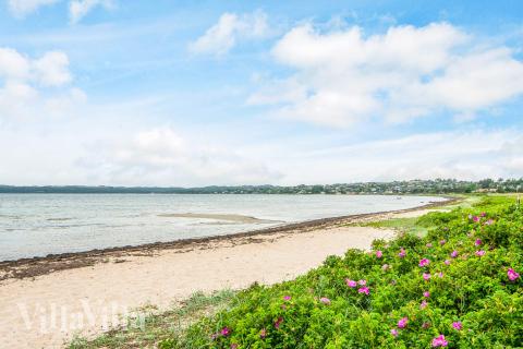 Der herrliche Strand in der Nähe von Luxusferienhaus Nr. 941 bei Ostjütland.