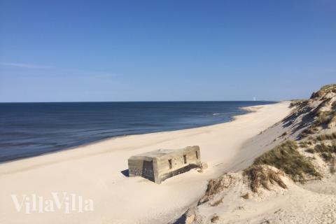 Der herrliche Strand in der Nähe von Luxusferienhaus Nr. 929 bei Westjütland.
