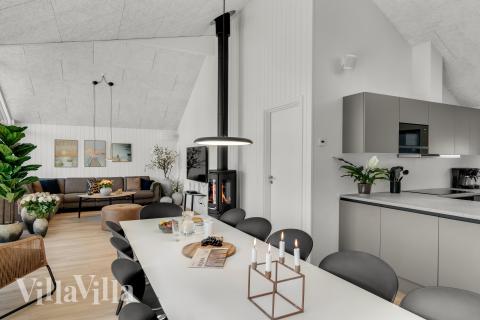 Aufenthaltsraum mit Platz für 14 im Luxusferienhaus Nr. 929.