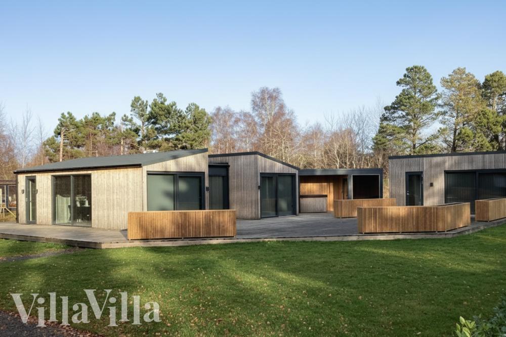Diese schicke Haus mit Whirlpool Nr. 924 mit Platz für 9 Personen liegt in Lolland/Falster/Mön