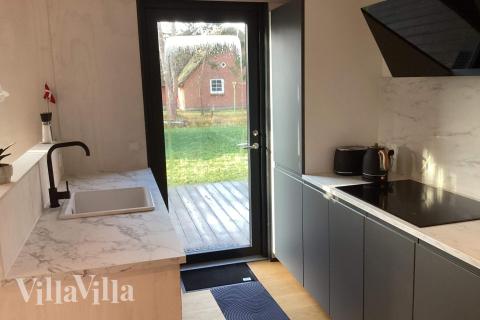 Die Küche im Luxusferienhaus Nr. 924 ist gut eingerichtet.