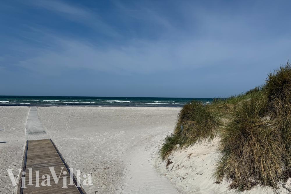 Der Strand in der Nähe von Luxusferienhaus Nr. 924.