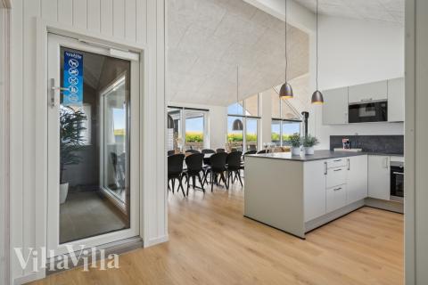 Die Küche im Luxusferienhaus Nr. 928 ist gut eingerichtet.