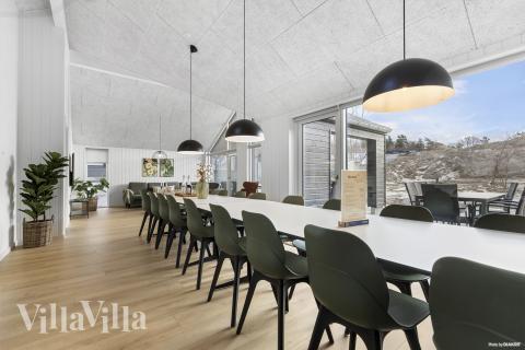 Das Luxusferienhaus Nr. 810 hat einen wunderschönen Aufenthaltsraum.