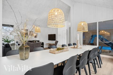 Aufenthaltsraum mit Platz für 20 im Luxusferienhaus Nr. 774.