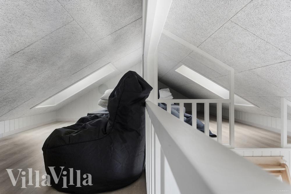 Einige der 18 Schlafgelegenheiten befinden sich im Luxusferienhaus Nr. 912 auf dem ausgebauten Dachboden