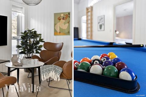 Veranstaltet ein Turnier im Aktivitätsraum, wenn ihr das Ferienhaus Nr. 810 in Ostjütland besucht.