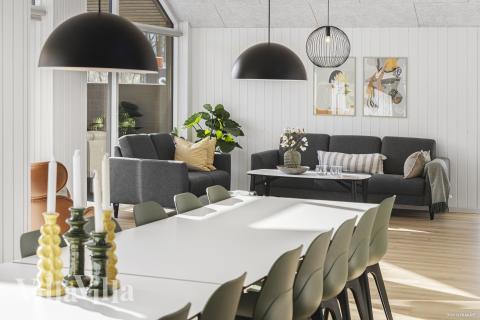 Das Luxusferienhaus Nr. 816 hat einen wunderschönen Aufenthaltsraum.