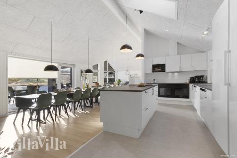 Die Küche im Luxusferienhaus Nr. 816 ist gut eingerichtet.