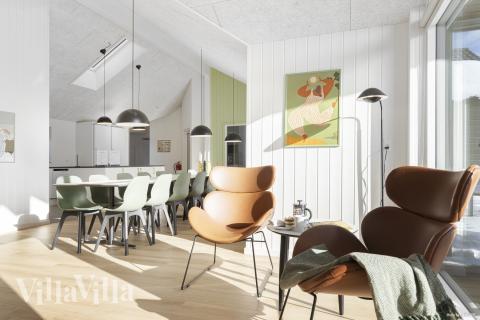 Der Aufenthaltsraum bietet Platz für 20 Personen, wenn ihr das Ferienhaus 816 in Ostjütland besucht.