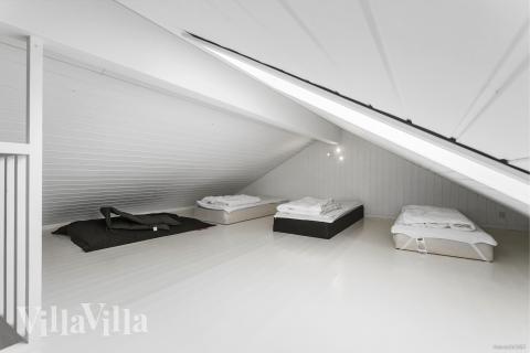 Einige der 20 Schlafgelegenheiten befinden sich im Luxusferienhaus Nr. 251 auf dem ausgebauten Dachboden