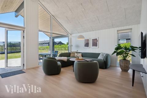 Die Couchecke im Luxusferienhaus Nr. 776 in Deutschland.