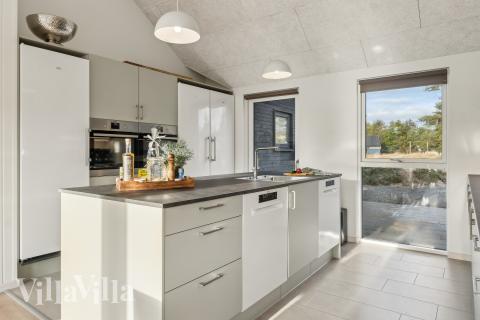 Die Küche im Luxusferienhaus Nr. 773 ist gut eingerichtet.