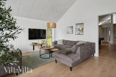 Die Couchecke im Luxusferienhaus Nr. 775 in Deutschland.