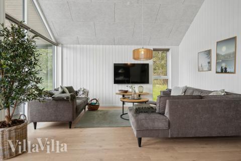 In der Sofalandschaft des Ferienhauses Nr. 775 kann man es richtig gemütlich machen.