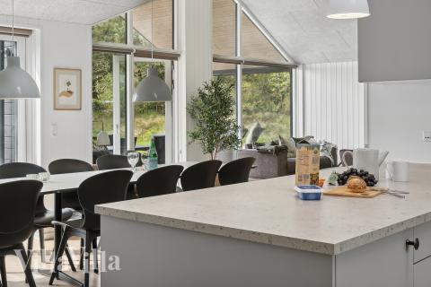 Die Küche im Luxusferienhaus Nr. 775 ist gut eingerichtet.